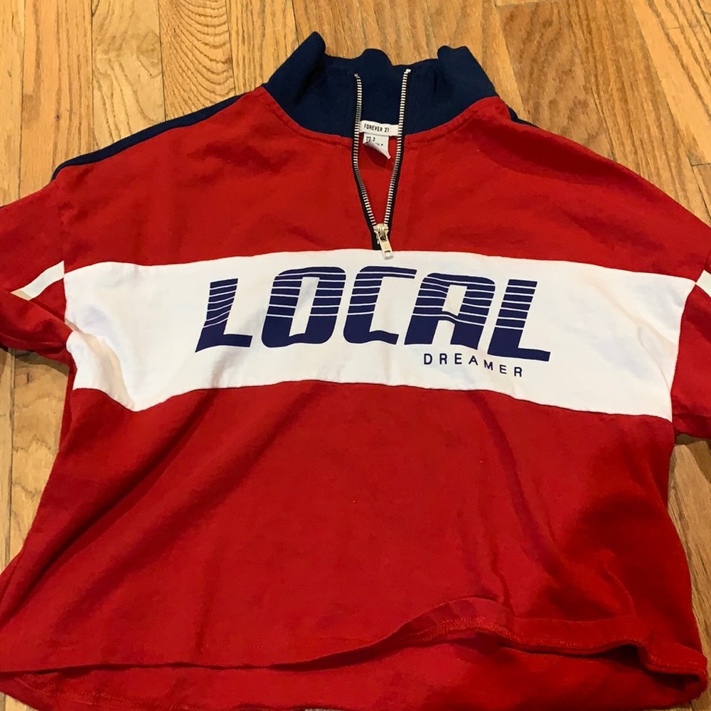 Quarter zip long sleeve shirt